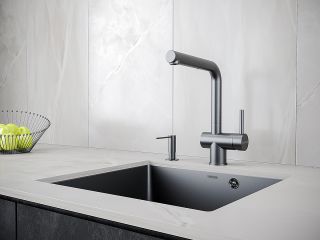 Дозатор Paulmark Decus D004-418 чёрный металлик